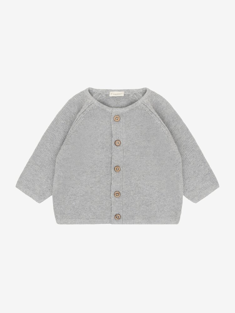 Fixoni Fixoni | Cardigan Knit | Flint Gray Melange