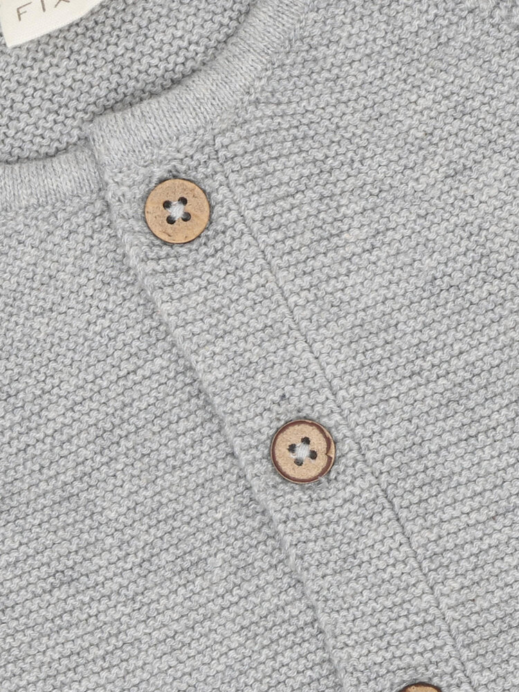 Fixoni Fixoni | Cardigan Knit | Flint Gray Melange
