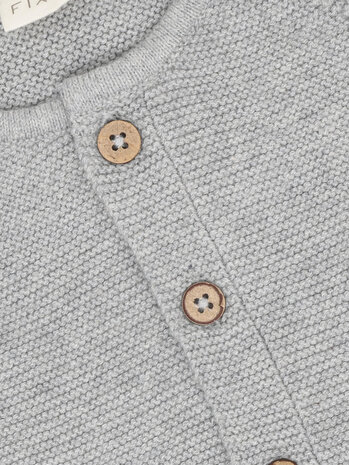 Fixoni Fixoni | Cardigan Knit | Flint Gray Melange