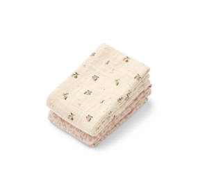 Liewood Liewood | Lewis Muslin Cloth 2-Pack | Mini leo / Mini peach Mix