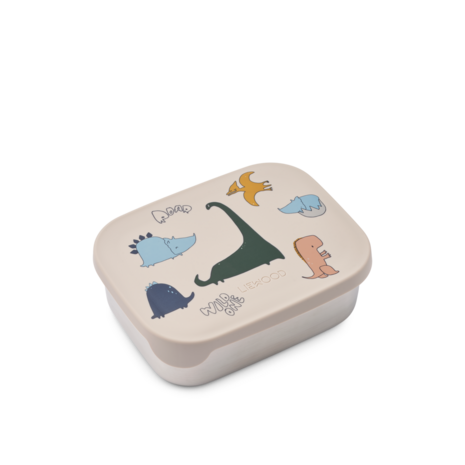 Liewood Liewood | Arthur Printed Lunchbox | Dino roar / Sandy