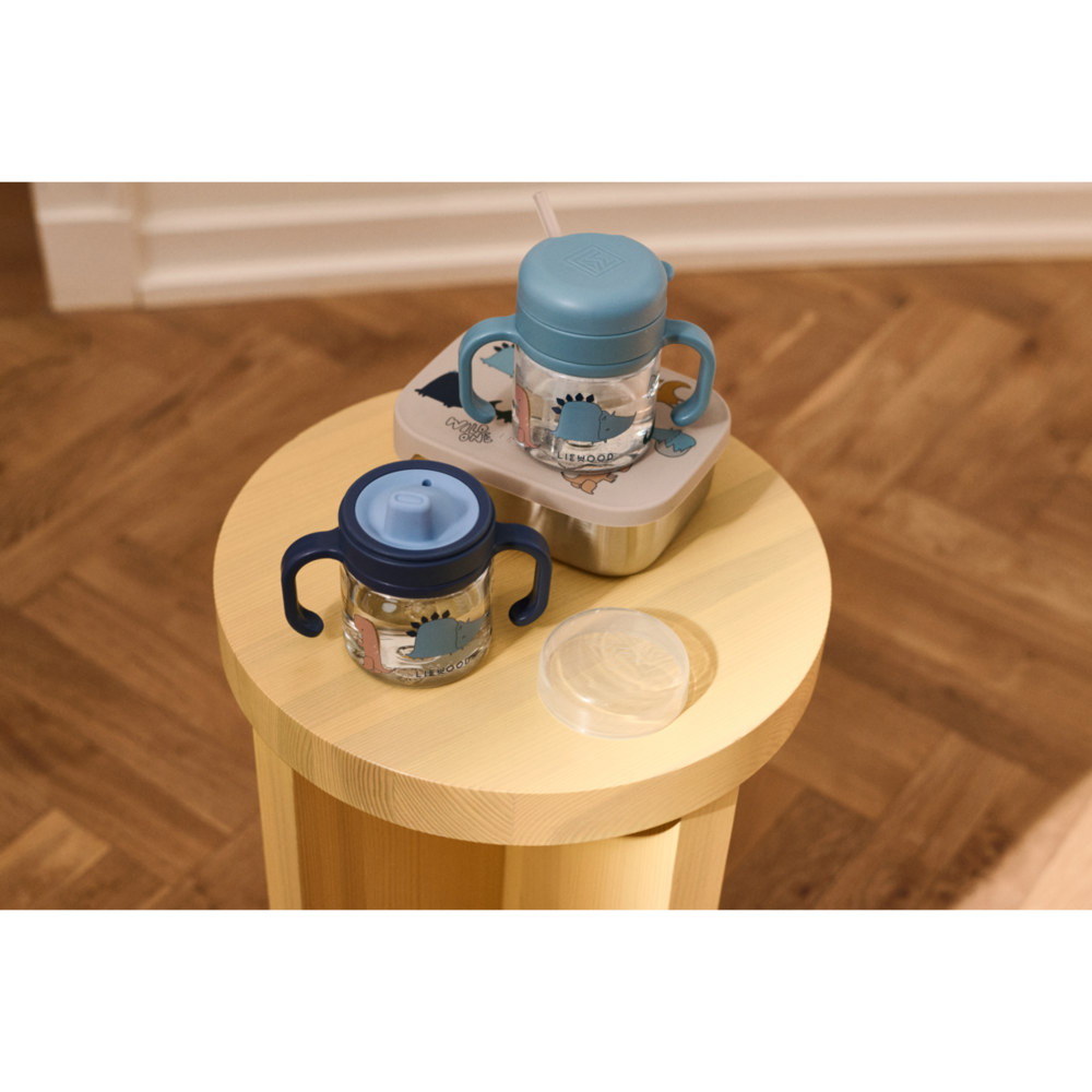 Liewood Liewood | Arthur Printed Lunchbox | Dino roar / Sandy