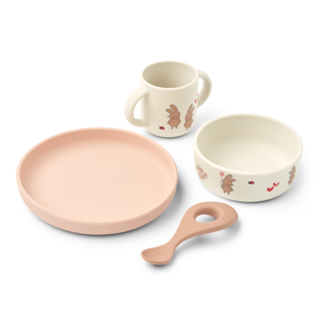 Liewood Liewood | Vivi Printed Tableware Set | Wild child / Rosey
