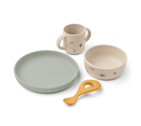 Liewood Liewood | Vivi Printed Tableware Set | Flying / Sandy