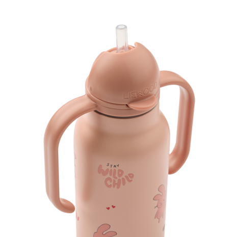 Liewood Liewood | Kimmie Water Bottle 250 ml | Wild child / Rosey