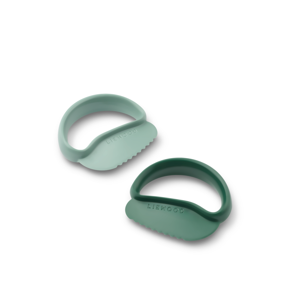 Liewood Liewood | Riven Toddler Safe Cutter  2-Pack | Peppermint / Garden green