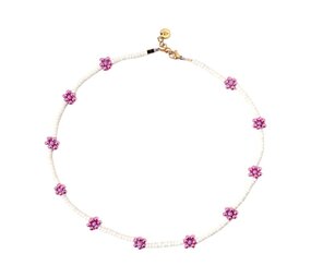 LOVE issue LOVE issue | Necklace | Daisy | Shiny pink/purple