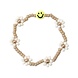 LOVE issue LOVE issue | Bracelet | Daisy | Smiley yellow/beige T1
