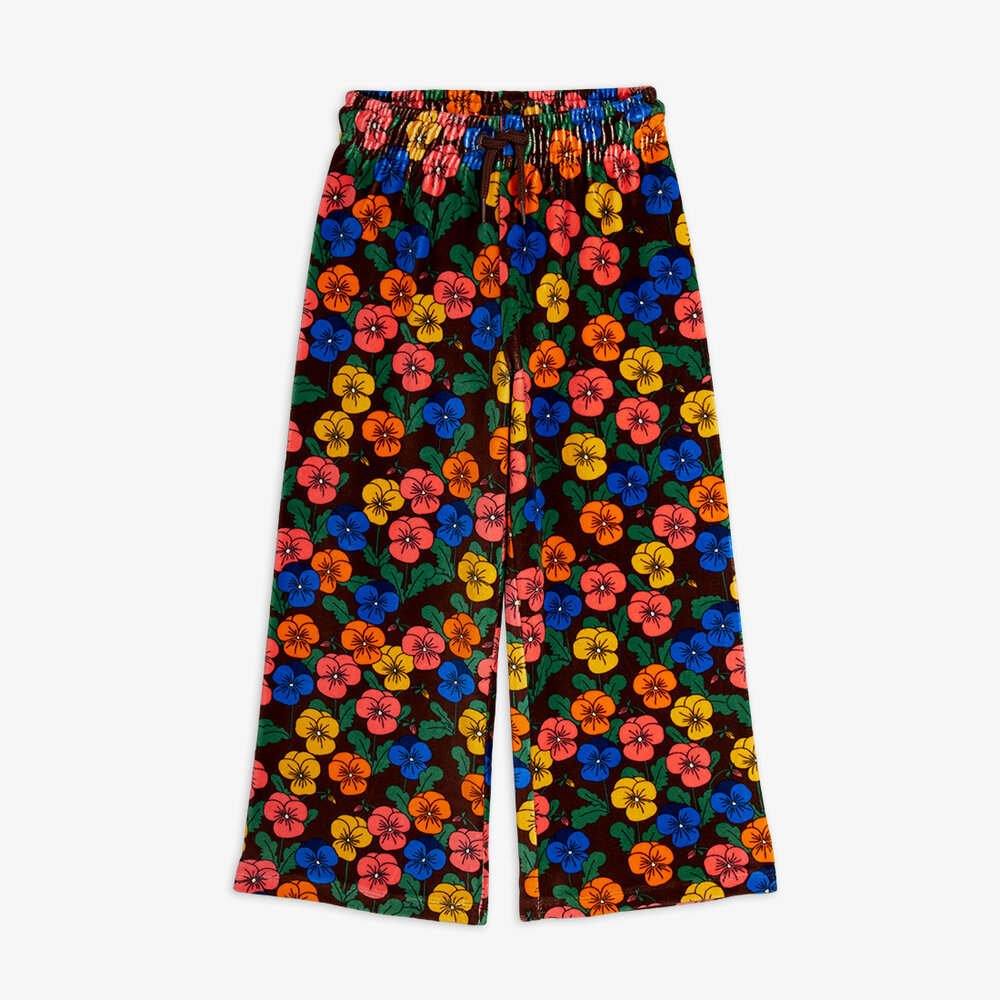 Mini Rodini Mini Rodini | Violas aop velour trousers | Multi