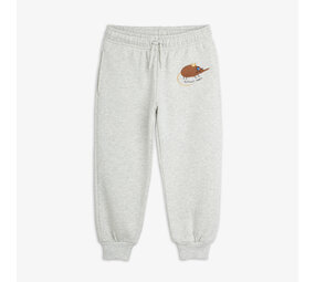 Mini Rodini Mini Rodini | Elephant shrew emb sweatpants | Grey Melange