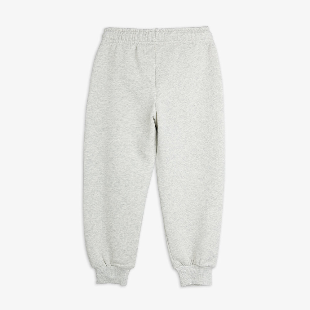 Mini Rodini Mini Rodini | Elephant shrew emb sweatpants | Grey Melange