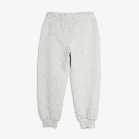 Mini Rodini Mini Rodini | Elephant shrew emb sweatpants | Grey Melange