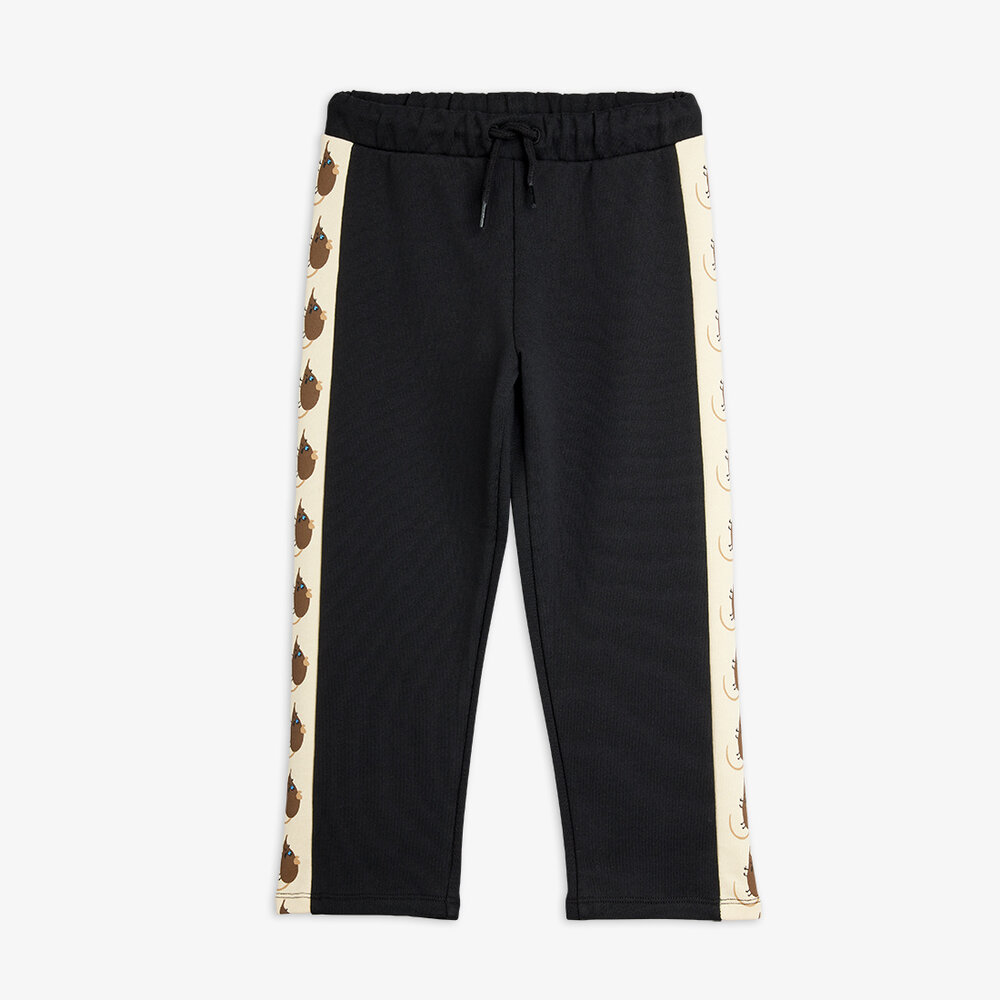 Mini Rodini Mini Rodini | Elephant shrew panel sweatpants | Black