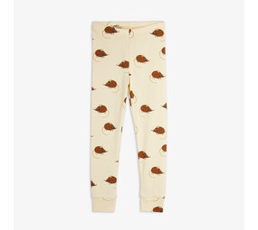 Mini Rodini Mini Rodini | Elephant shrew aop leggings | Beige