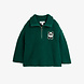 Mini Rodini Mini Rodini | Panda patch chunky knit half zip sweater | Green