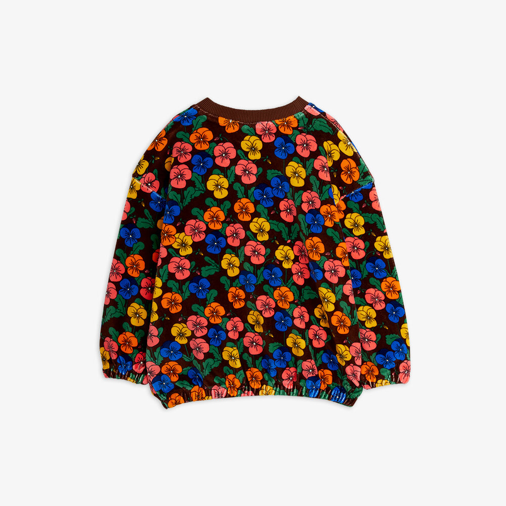 Mini Rodini Mini Rodini | Violas aop velour sweatshirt | Multi