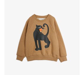 Mini Rodini Mini Rodini | Panther sp melange sweatshirt | Brown