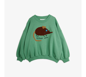 Mini Rodini Mini Rodini | Elephant shrew chenille sweatshirt | Green