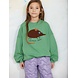Mini Rodini Mini Rodini | Elephant shrew chenille sweatshirt | Green