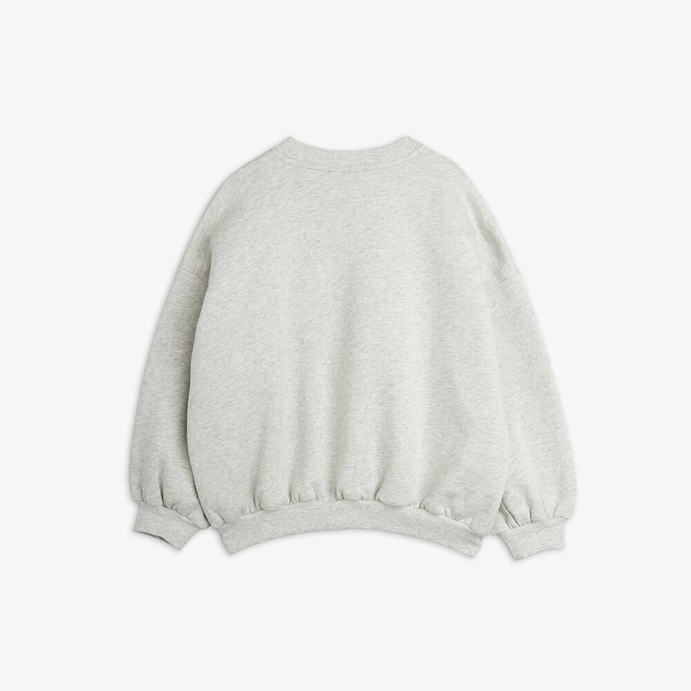 Mini Rodini Mini Rodini | Elephant shrew emb sweatshirt | Grey Melange