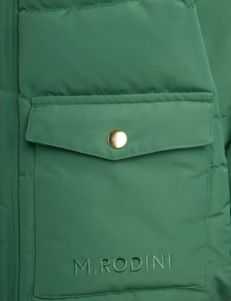 Mini Rodini Mini Rodini | Solid heavy puffer | Green