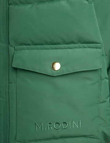Mini Rodini Mini Rodini | Solid heavy puffer | Green