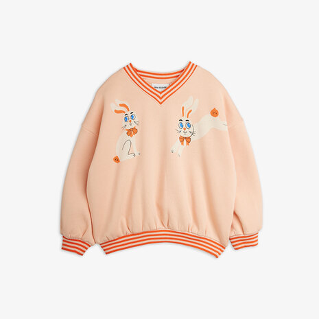 Mini Rodini Mini Rodini | Rabbits sp sweatshirt | Pink
