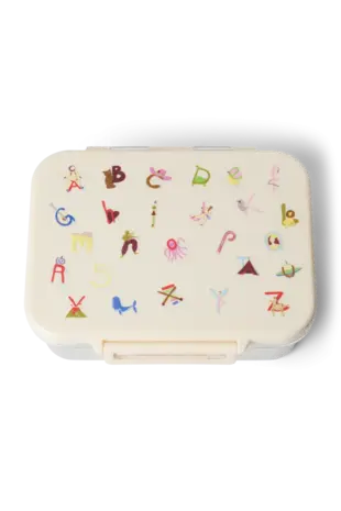 Studio Noos Studio Noos | Stainless Steel Lunchbox | Alphabet