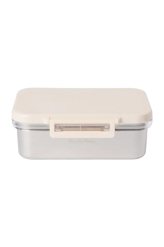 Studio Noos Studio Noos | Stainless Steel Lunchbox | Cream