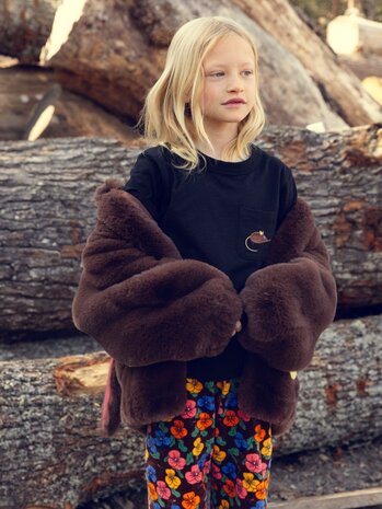 Mini Rodini Mini Rodini | Violas aop velour trousers | Multi