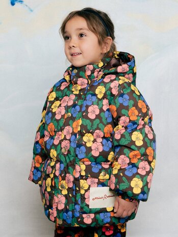 Mini Rodini Mini Rodini | Violas aop heavy puffer | Multi