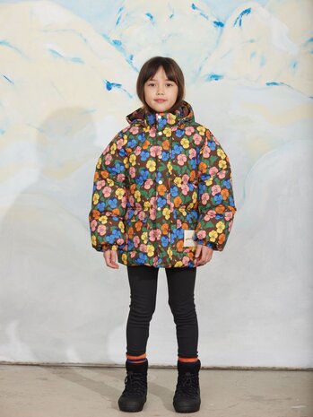 Mini Rodini Mini Rodini | Violas aop heavy puffer | Multi