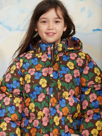 Mini Rodini Mini Rodini | Violas aop heavy puffer | Multi