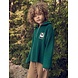 Mini Rodini Mini Rodini | Panda patch chunky knit half zip sweater | Green