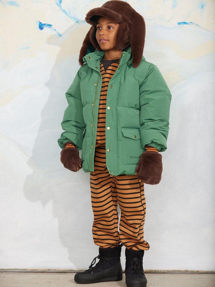 Mini Rodini Mini Rodini | Solid heavy puffer | Green