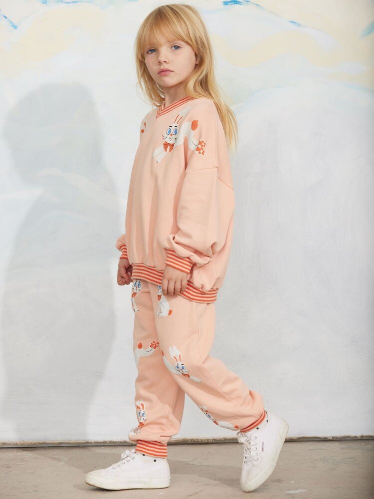 Mini Rodini Mini Rodini | Rabbits sp sweatshirt | Pink