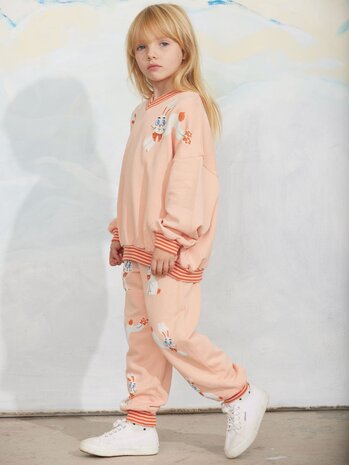 Mini Rodini Mini Rodini | Rabbits sp sweatshirt | Pink