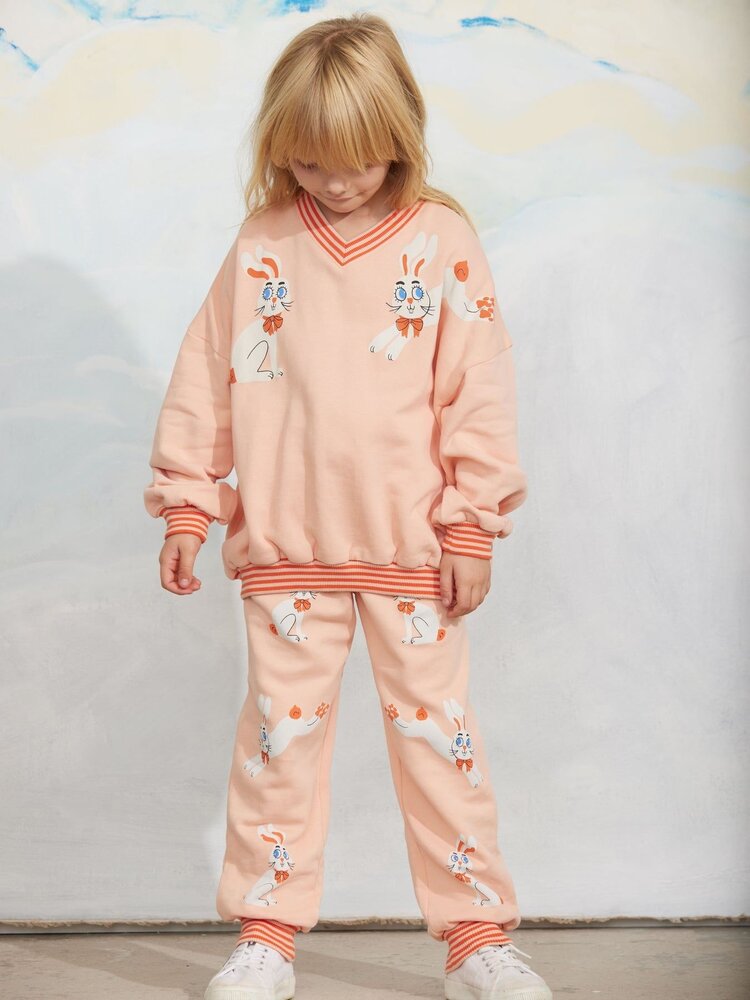 Mini Rodini Mini Rodini | Rabbits sp sweatshirt | Pink
