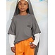 Mini Rodini Mini Rodini | M.Rodini field notes emb ls tee | Grey