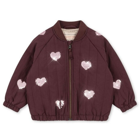 Konges Sløjd Konges Sløjd | Juno Sequin Bomber Jacket | Decadent Chocolate