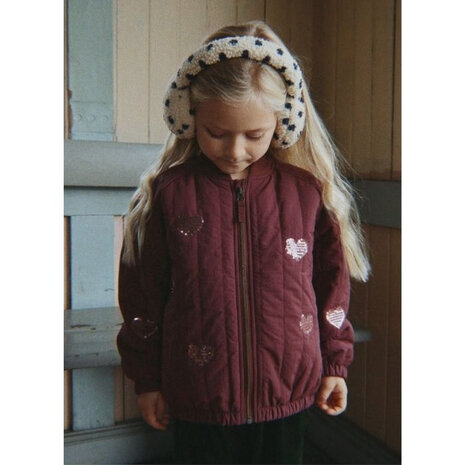 Konges Sløjd Konges Sløjd | Juno Sequin Bomber Jacket | Decadent Chocolate