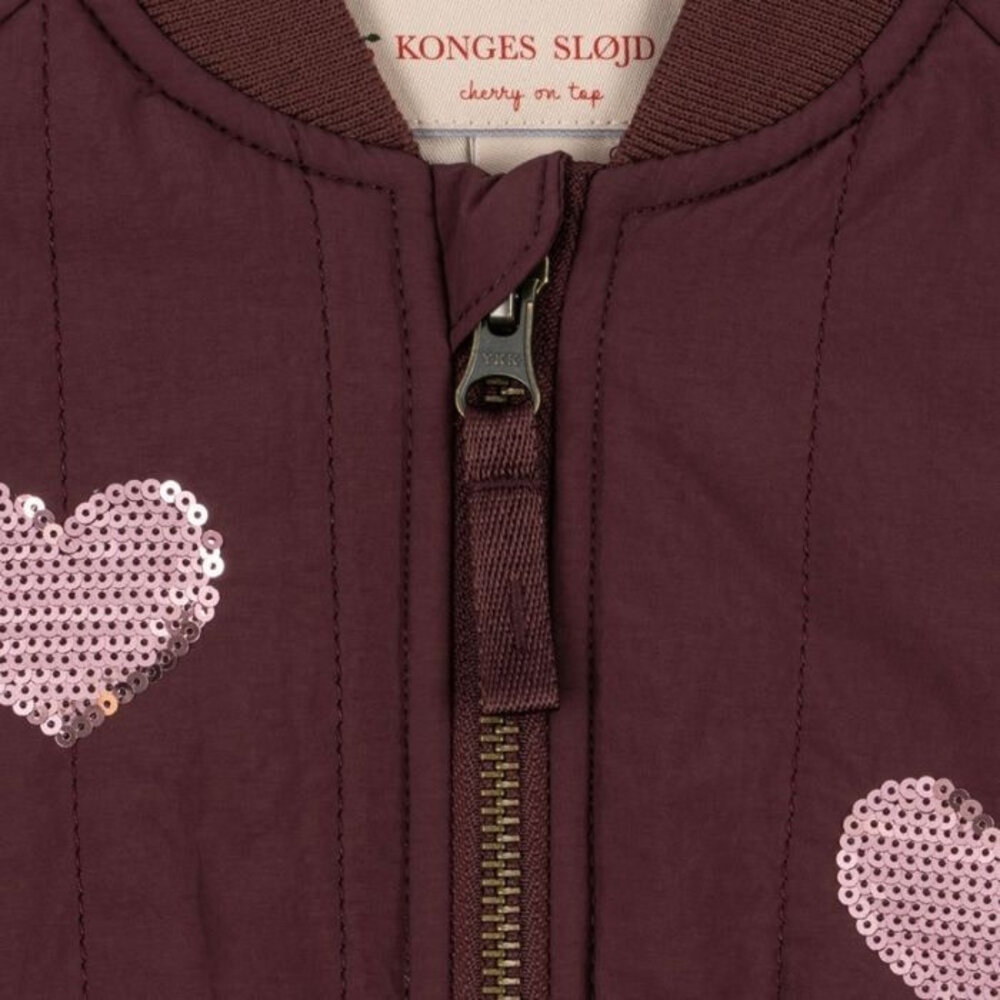 Konges Sløjd Konges Sløjd | Juno Sequin Bomber Jacket | Decadent Chocolate