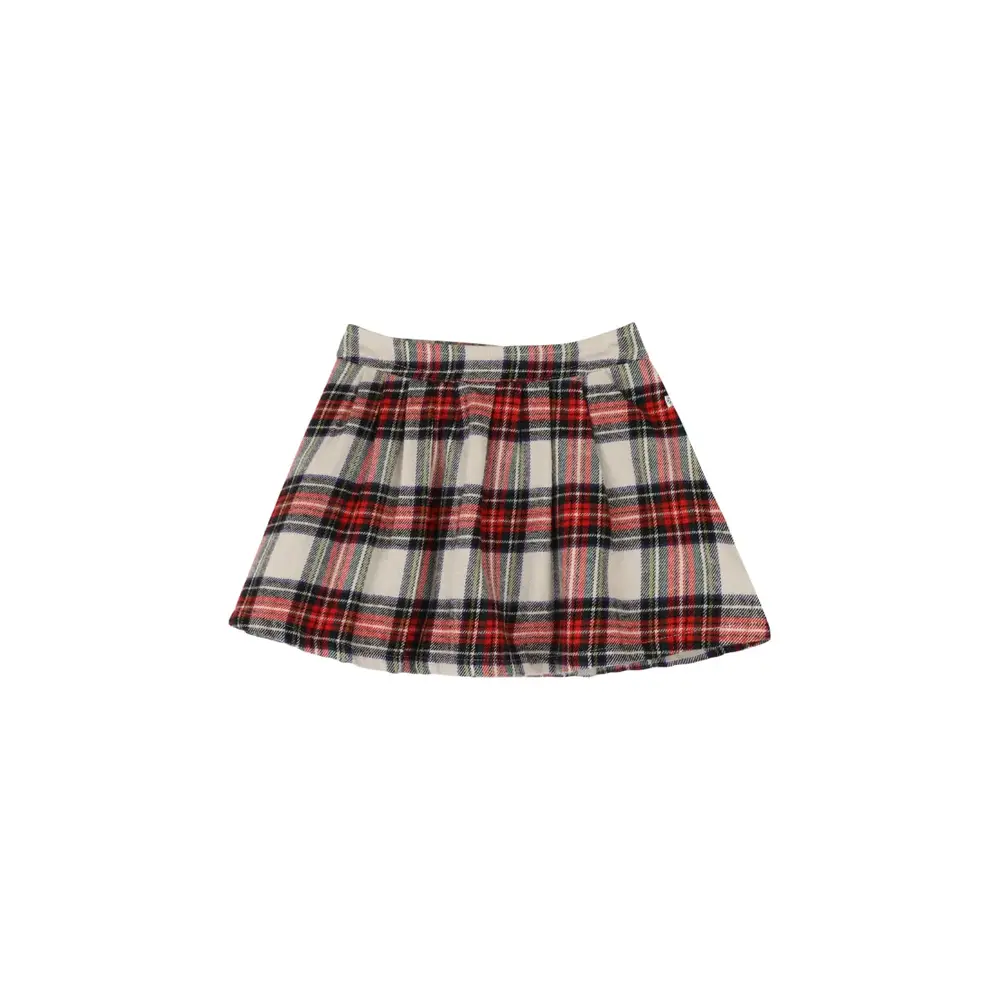 Jenest Jenest | Stella  Skirt | Ivory Off Black Red Check