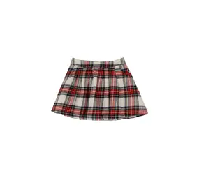 Jenest Jenest | Stella  Skirt | Ivory Off Black Red Check