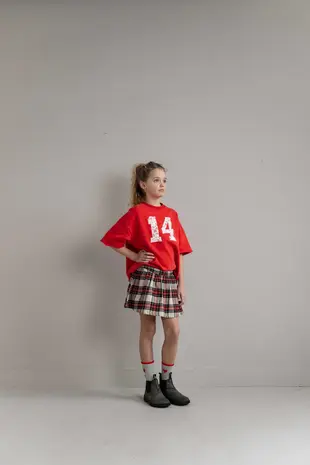 Jenest Jenest | Stella  Skirt | Ivory Off Black Red Check