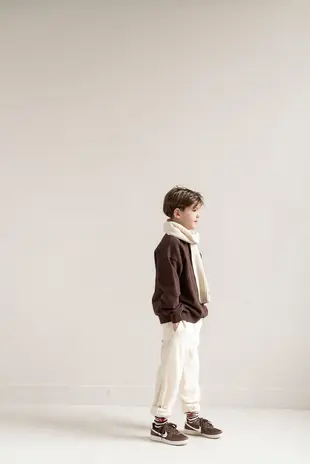 Jenest Jenest | Cameron Polo Sweater | Fondant Brown