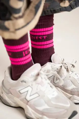 Jenest Jenest | Jenest Sport Socks | Cherry Bordeaux