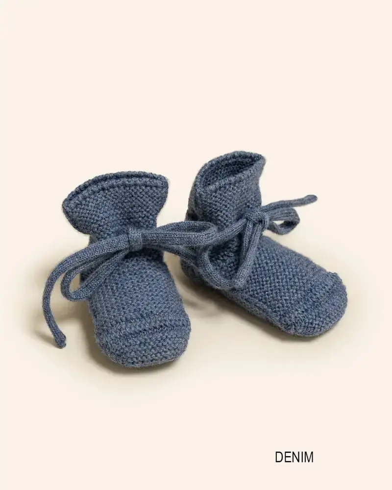Hvid Hvid | Booties 0-9M | Denim