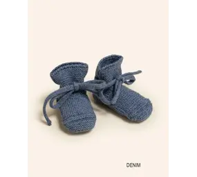 Hvid Hvid | Booties 0-9M | Denim