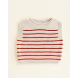 Hvid Hvid | Vest Harvey | Cream Red Hvid Hvid | Vest Harvey | Cream Red